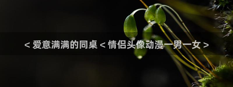 里番免费：< 爱意满满的同桌 < 情侣头像动漫一男一女 >